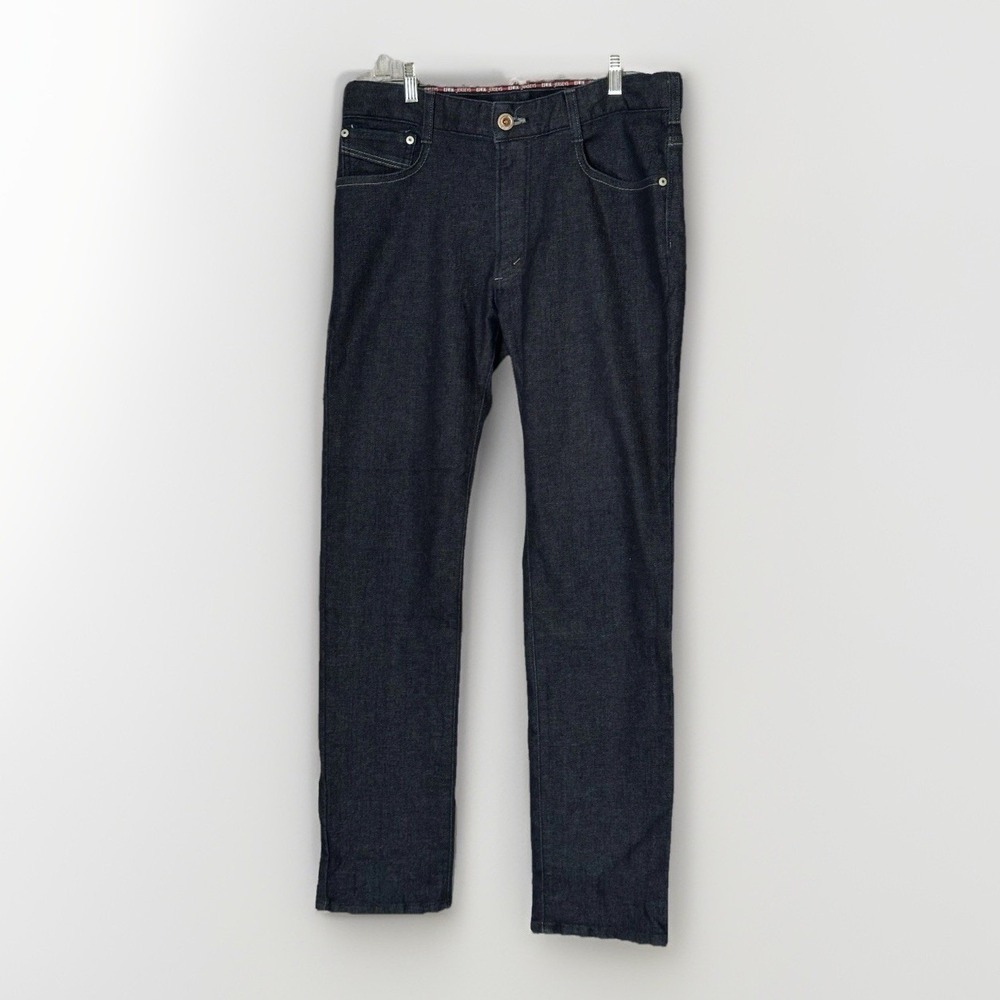 Edwin JERSEYS Slim Straight‎ Jeans Men's L Dark Wash Stretch Denim Japan